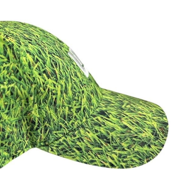 LOUDMOUTH Hat Golf Baseball Cap Allover Grass Print Mens Size OSFM - Picture 7 of 11